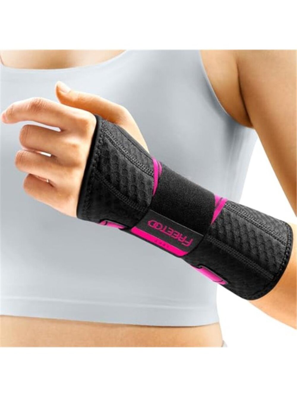New Wrist Support Brace Left Hand for Tendonitis, Sprained Wrist, Strain